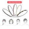 Befirys 7 Pcs Rhinestone Beaded Headbands, Fashionable Crystal Beaded Elastic hairbands for Women Girls Hair Jewelry Accessories