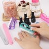 12 Pcs Handle Grip Nail Brush, Fingernail Brush Cleaner Hand Scrub Cleaning Brushes for Toes, Nails, Men and Women（4 Colors）