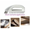 Minchsrin Detachable Cleaning Brush Handheld Brush Gap Brush Stiff Heavy-Duty Scrub Brush for Tile,Carpet,Bathroom Tubs,Grout,Blinds,Carpet,Shoes,Kitchen Sink (Cream)