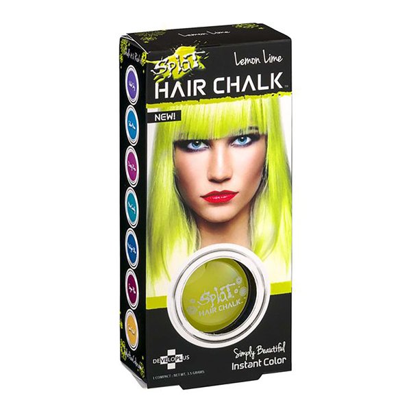 Splat Hair Chalk | Lemon Lime | Temporary Hair Color