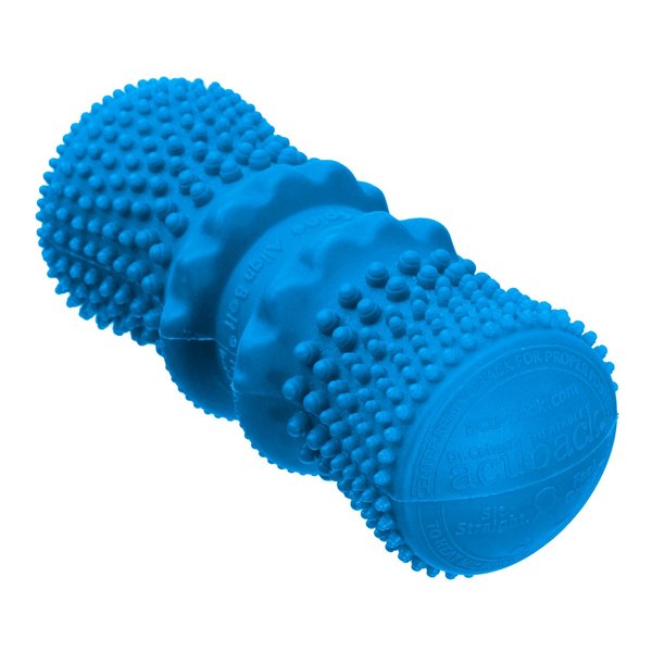 Dr. Cohen's Heatable Deep Tissue Muscle Massage Roller - FSA eligible acuBack - Trigger Point Foam Roller, Handheld Peanut Ball Roller - Ideal for Back, Neck, Feet Muscle Recovery and Physical Therapy