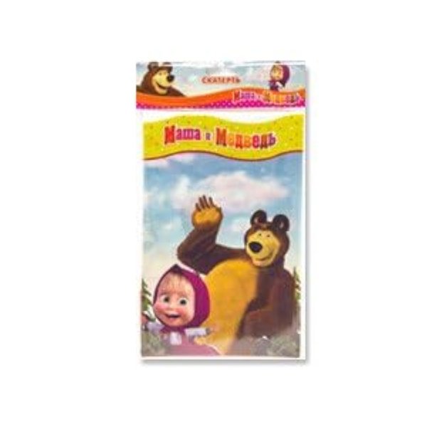 Masha and the Bear 1psc Tablecloths Polyethylene Birthday Party Favors Party Supplies