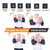 Doc Miller Elbow Compression Sleeve - Tennis Elbow Brace for Men Women - Elbow Brace for Tendonitis, Arthritis, Joint Pain - Volleyball Elbow Pads Arm Sleeve - Pain Relief Golfers Elbow Brace