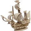 MPIUET 3D Wooden Puzzles for Adults Wooden Sailing Ship Model Kits for Adults, Wooden Watercraft Sailboat Model, 3D Jiasaw Puzzles, 3D Brain Teaser Puzzles, 6.5" × 2" × 6"