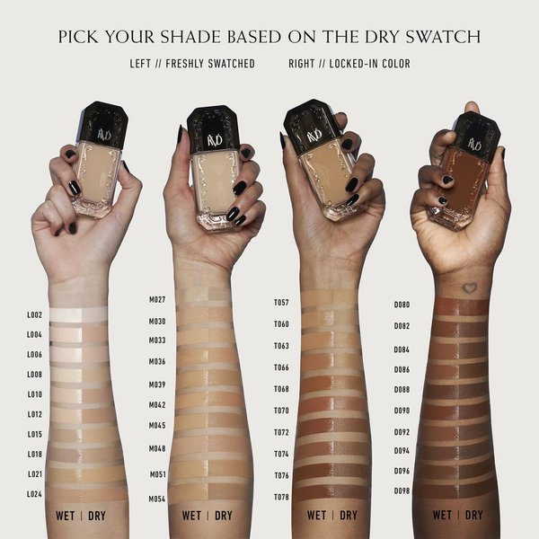 KVD Beauty Good Apple Non-Comedogenic Full-Coverage Serum Foundation Deep 088