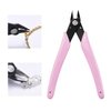 Rhinestone Remover, Rhinestone Remover Nipper, Stainless Steel Nail Art Scissors, Nail Art Decorations Remover DIY Tool, Nail Cutter Manicure Tools (Pink)