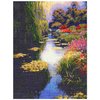 M C G Textiles View from Monet's Bridge Counted Cross Stitch Kit-16"X12" 16 Count