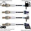 Ywim 2 Pairs Oxygen Sensor Compatible with Chevy 2006 2007 Silverado 1500,Tahoe,2007 Silverado 1500 Classic,Suburban 1500,Avalanche,Suburban 2500 Upper And Lower O2 Sensor 234-4337 234-4112