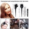Reusable Professional Hair Coloring Tools Kit - Hair tinting bowl, Ear covers, Applicator brush, Hair Clips, Shower Cap, Shawl and more..