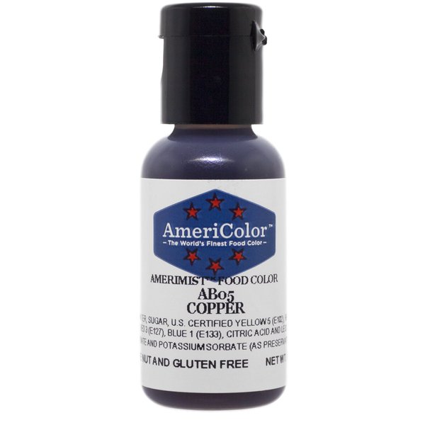 AmeriColor AmeriMist Copper Airbrush Food Color, 65 oz