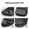 INTGET Car Center Console Armrest Cover for Toyota Camry Accessories 2018-2024 2019 2020 2021 2022 2023 Interior Camry SE/XSE Arm Rest Seat Cover Middle Console Box Lid Protector (New Black Stitches)