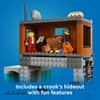 LEGO City Police Speedboat and Crooks’ Hideout Boat Toy, Fun Gift for Boys, Girls and Kids Ages 6 and Up who Love Pretend Play Toys, Includes a Jet Ski Toy, a Dog Figure and 3 Minifigures, 60417