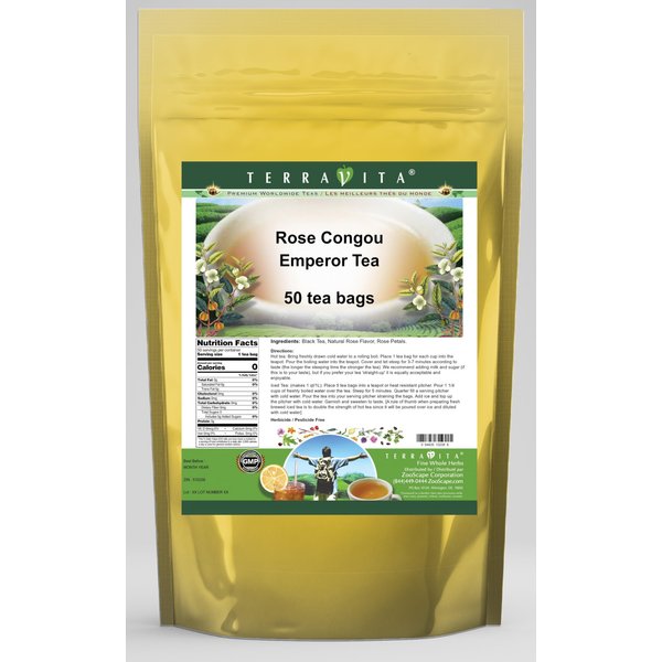 Rose Congou Emperor Tea (25 tea bags, ZIN: 510237)