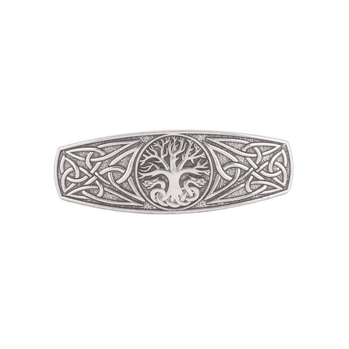 KKJOY Metal Celtic Knot Barrettes Vintage Two-Headed Dragon with Tree of Life Hair Clips Hand Crafted Spring Clip Hair Pin Headpieces Wedding Bridal Hair Accessories for Women Girls