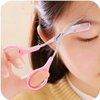 InfantLY Bright Eyebrow Trimmer Scissors With Comb Remover Makeup Tools Hair Removal Grooming Shaping Shaver Trimmer Eyelash Hair Clips