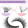 Short Natural 3D Mink Lashes - Birthday Mother's Day Gifts Presents for Women & Wife 10 Pairs Faux Wispy False Eyelashes
