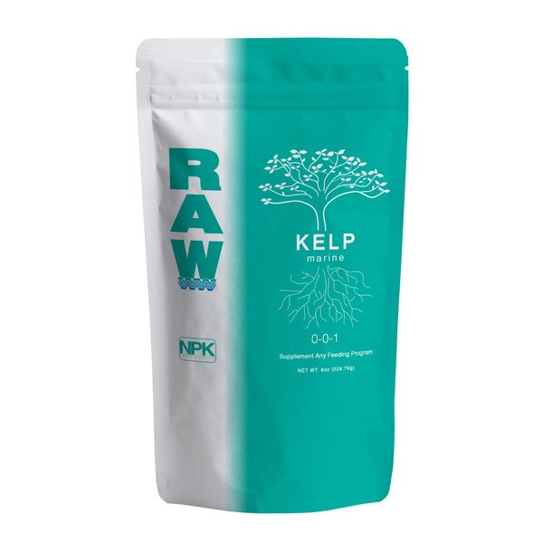 RAW Kelp 8oz - Biostimulant That is Rich in Organic Plant Hormones for Enhanced Growth - Indoor, Outdoor, Hydroponic Use