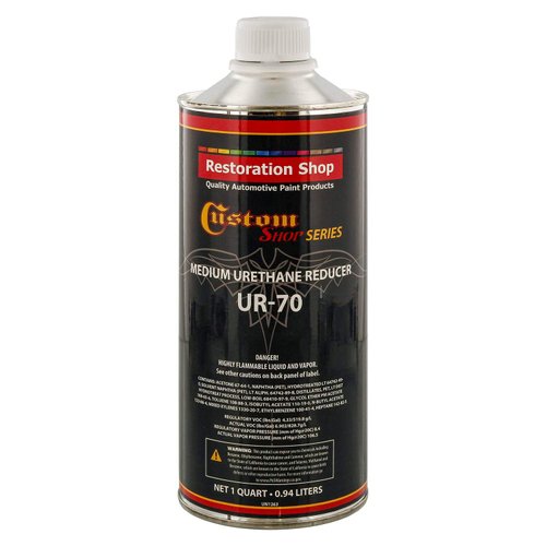 Restoration Shop / Custom Shop - UR70 Medium Urethane Reducer (Quart) for Automotive Paint and Industrial Paint Use - High Performance Automotive Grade