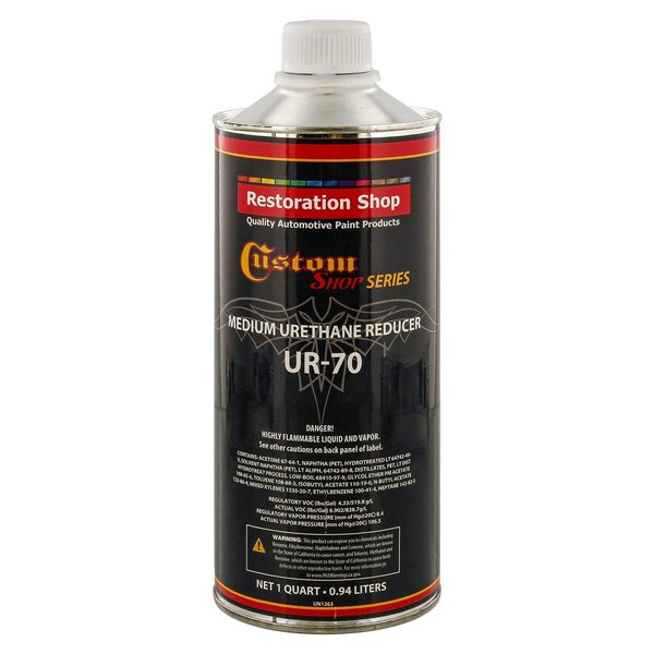 Restoration Shop / Custom Shop - UR70 Medium Urethane Reducer (Quart) for Automotive Paint and Industrial Paint Use - High Performance Automotive Grade