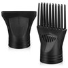 Ipetboom Hair Dryer Nozzle Blow - 2PCS Dryer Comb Attachment Hair Styling Tool Hair Dryer Parts - Hairdryer Detangle Brush Hairdressing Salon Styling Tool