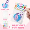 JOYIN 30 Packs Valentine’s Day Gift Cards with Heart Pop Bubble Keychain, Mini Pop Squeeze Toys, Stress Relief Fidget Toys for Kids Valentine's Party Favors, Classroom Exchange and Game Prizes