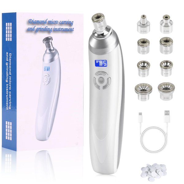 Diamond Micro-dermabrasion Machine, Yofuly Professional Handheld Dermabrasion Facial Tool for Home Use Skin Care, Rechargeable Blackhead Remover Vacuum Pore Cleaner
