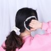 Shiny Rhinestone Hair Scrunchies Hair Ties for Women Girl, Elegant Ponytail Decor Daily Hair Elastic Decor