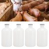100ml Veterinary Syringes Bottles, Reusable Livestock Injection Bottles for Animals and with Premium Material