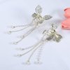 VOCOSTE 2pcs Hair Clip, Classic Hollow Butterfly Tassel Hair Clip, Elegant Luxurious Hair Accessories Hair Clip for Women Girls, Gold Tone