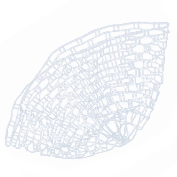 Rubber Fishing Net, Outdoor Fly Fishing Landing Net Clear Rubber Replacement Mesh Bag Net Fishing Accessories Without Handle(100cm/39.37inch)