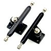RACOFSB A2 Pro Fingerboard Trucks 36mm 34mm 32mm for Professional Finger Skateboard (36mm Black)