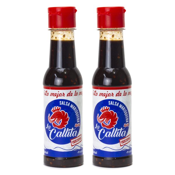 ( 2 pack ) La Callita Salsa, La Callita Seafood Sauce La Original by Lencho 4x4 and Marisquero from Guasave Sinaloa, 5 oz.