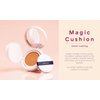 MISSHA Magic Cushion Foundation No.21 Light Beige for Bright Skin - Flawless Coverage,Dewy Finish,Easy Application for All Skin Types