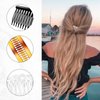 18 Pieces Classic Banana Hair Clips Fashionable Hair Comb Clips Fishtail Hair Clip Ponytail Banana Hair Clips for Women Girls, 6 Styles