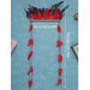 GORTIN Indian Headdress Feather Headbands Native American Costume Headband Bohemian Hippie Headpiece Gypsy Feather Hair Accessory for Women and Men