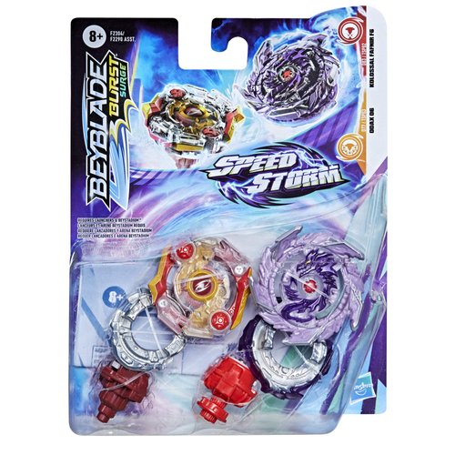 Beyblade Burst Surge Speedstorm Kolossal Fafnir F6 and Odax O6 Spinning Top Dual Pack - 2 Battling Game Top Toy for Kids Ages 8 and Up