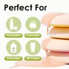COOL-ANGLE 5Pcs Makeup Sponge For Foundation Concealer And Powder, Blender Sponge For Natural And Easy Makeup Soft Long-lasting And Beginner-friendly, Green, Medium