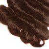 Dark Brown Bundles Body Wave Human Hair Color #4 Bundles Chocolate Brown Body Wave Bundles 20 Inch Double Weft Wet And Wavy Bundles Hair Weave Brown Body Wave Bundles