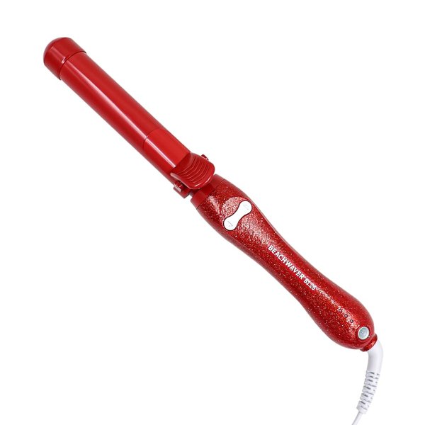 Beachwaver B1.25 - Red Glitter 1.25-Inch Rotating Curling Iron |
