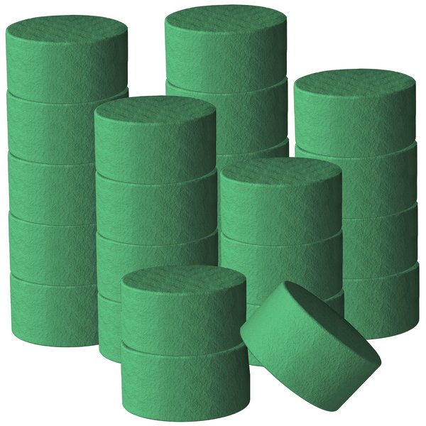 24 Pcs 3 Inch Flower Foam Block Round DIY Flower Arrangement Kit Wet Flower Foam for Artificial Flowers, Wedding Aisle Flowers, Party Decoration