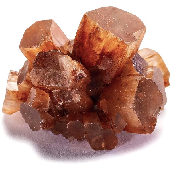 KALIFANO Natural Aragonite Cluster - High Energy Reiki Crystal Star Aragonito with Healing Properties - Information Card Included (Family Owned and Operated)