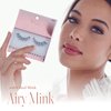 VLuxe Airy Mink False Eyelashes, 100% Real Mink Fake Eye Lash, Lightweight Superfine Clear Band for Natural Look, Classic Styles, Easy Apply & Comfort (Ethereal)