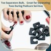 600 Pcs Luxury Foam Toe Separators Toe Separators for Men and Women Pedicure Toe Separators for Hands and Feet Nail Polish Application Luxury Finger Separators