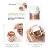Yeweian Body Glitter, Face Highlighter Makeup, Face Body Shimmer Glow Illuminator, Bronzer Shine Shimmer Foundation Blush, Lip Eye Hair Body Glitter Powder Makeup (02Light pink)