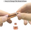 Eyebrow Hair Remover Replacement Heads for Finishing Touch Flawless Facial Hair Remover,Painless Replacement Blades for Flawless Brows Hair Removal,with Cleaning Brush,As Seen On Tv(4 Count).