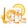 LAIKOU Skin Care Set Vitamin C Women Beauty Gift Sets Skin Care Kit with Cleanser, Toner, Serum, Eye Cream, Face Cream Travel Kit for Women Teen Girls Mom Daughter Birthday TSA-friendly Sizes 5pcs