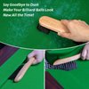 Adhafera Pool Table Brush Set with 3 Tools, Brushes Made of Pure Solid Wood and Nylon Bristle, Pool Table Accessories for Pool Table