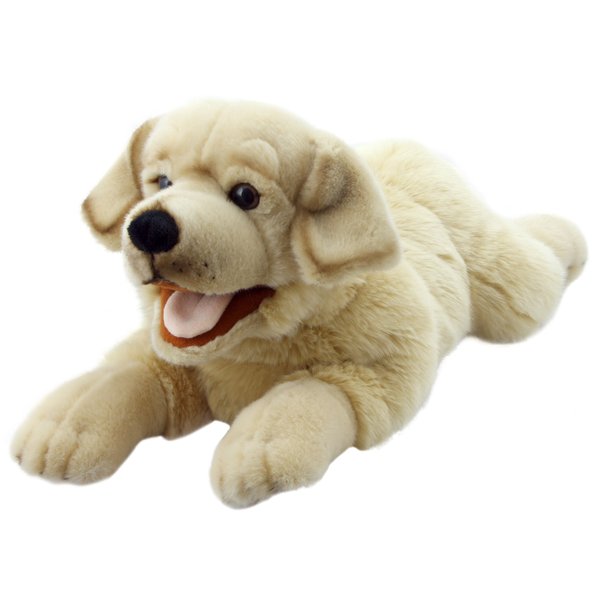 The Puppet Company Playful Puppies Labrador - Yellow Hand Puppet, 20 inches
