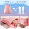Irenare Self Tan Sleep Bag Self Tanning Bed Sheet Protector Travel Camping Sheet Sleep Bag Adult Lightweight Sleeping Bag Liner Self Tanner Sleep Bag(Pink)