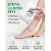 TODAYADAY Moisturizing Foot Mask for Dry Cracked Feet 5 Pairs | At Home Foot Spa Kit | Foot Gloves that Remove Dead Skin | Pedicure Supplies & Foot Care Products | Foot Care for Women & Men